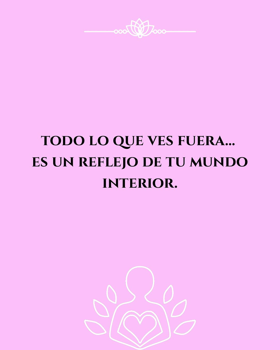 A veces olvidamos que la belleza que vemos afuera…es solo el reflejo de lo que vibra en nuestro interior.Cuando algo te conmueve —un atardecer, una sonrisa, una risa espontánea— no es casualidad.Es tu alma diciéndote: “Eso también vive en ti”.La belleza no es algo que se busca.Es algo que se recuerda.Y tú… estás hecha de eso. Hoy te invito a reconocer todo lo que te emociona como un espejo.A detenerte, agradecer y mirar hacia dentro.Porque lo que ves… eres tú.— Mariana · Alquimia del Alma ¿Qué fue lo último que viste y te tocó el alma?Te leo en los comentarios 🫶🏻#AlquimiaDelAlma #ReflejoInterior #BellezaDelAlma #SanarElAlma #PsicologíaHolística #EnergíaFemenina #DespertarEspiritual #terapiasholíticas #canalizaciónespiritual #soul #healingvibes #innerlight