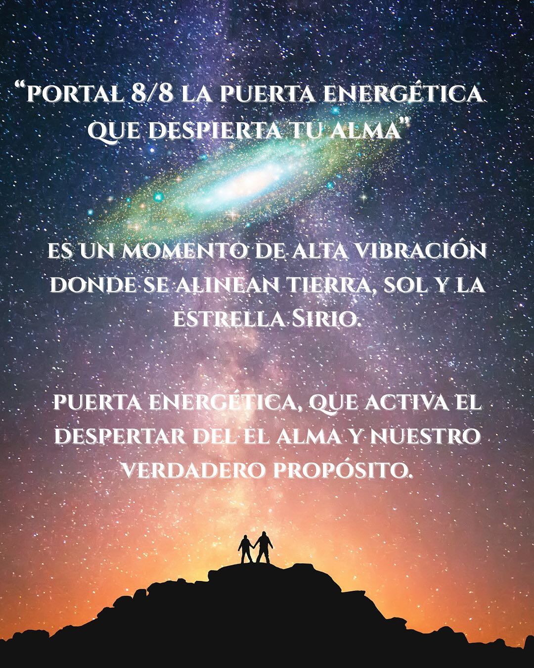 Portal 8/8 – La Puerta del León 🦁Hoy se abre un umbral de luz que conecta tu alma con la frecuencia dorada de Sirio.Es un llamado a recordar quién eres, a liberar el miedo y a manifestar tu más alta visión.Este es el momento de: Escuchar la voz de tu corazón Reafirmar tu poder interior Sembrar intenciones alineadas con tu propósitoRespira, ábrete a recibir y permite que la energía de este portal despierte tu grandeza.Tú eres la creadora de tu realidad… y hoy la puerta está abierta.  Si sientes el llamado, guarda esta meditación y vuelve a ella cada vez que quieras reconectar con tu luz.Frase canalizada:“Hoy activo mi poder, libero mis miedos y camino hacia mi destino con el corazón abierto.”Con amor, Mariana. Alquimia del Alma.#Portal88 #PuertaDelLeon #EnergiaSirio #Manifestacion #AlquimiaDelAlma #SanacionEnergetica #DespertarEspiritual #LuzDelAlma #PortalEnergetico #FuerzaInterior #VibrarAlto #GuiaEspiritual #SanarElAlma #energiafemenina